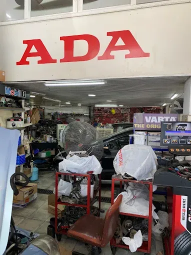 ADA Honda atölyesinde yedek parça ve bakım ekipmanları
